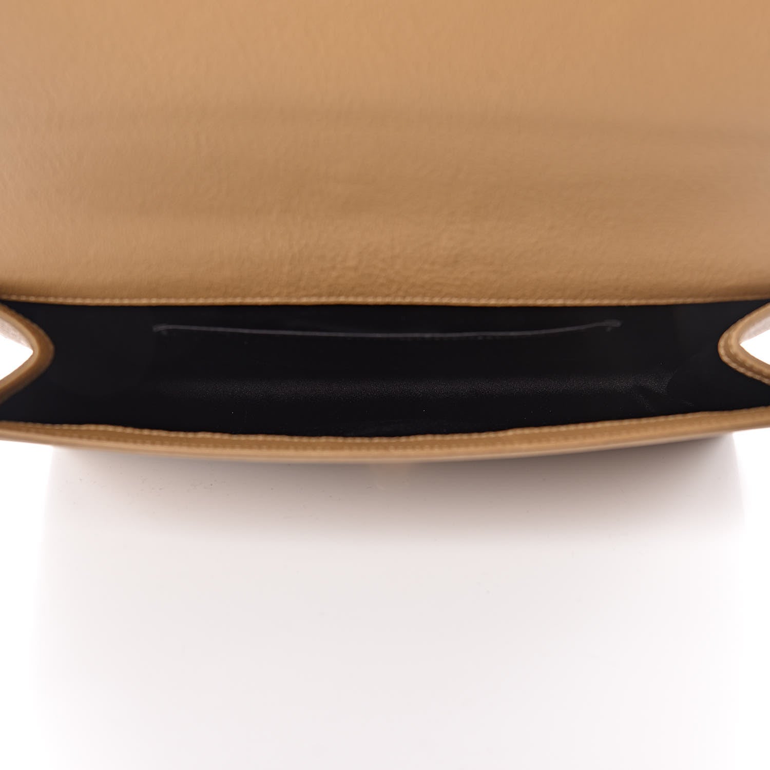 Saint Laurent Calfskin Monogram Large Belle De Jour Clutch Beige 5 of 9
