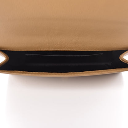 Saint Laurent Calfskin Monogram Large Belle De Jour Clutch Beige 5 of 9
