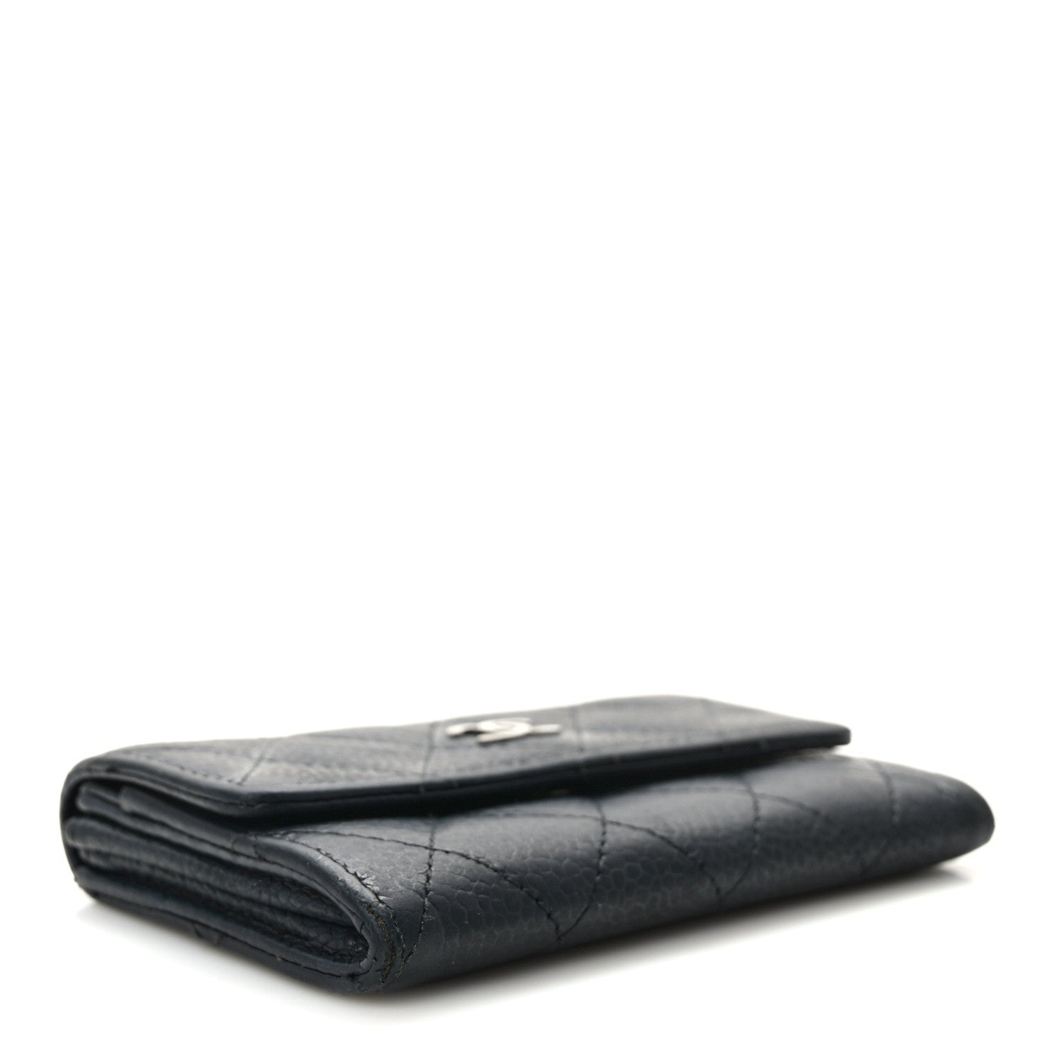 Chanel Caviar Quilted Flap Card Holder Black 4 of 11