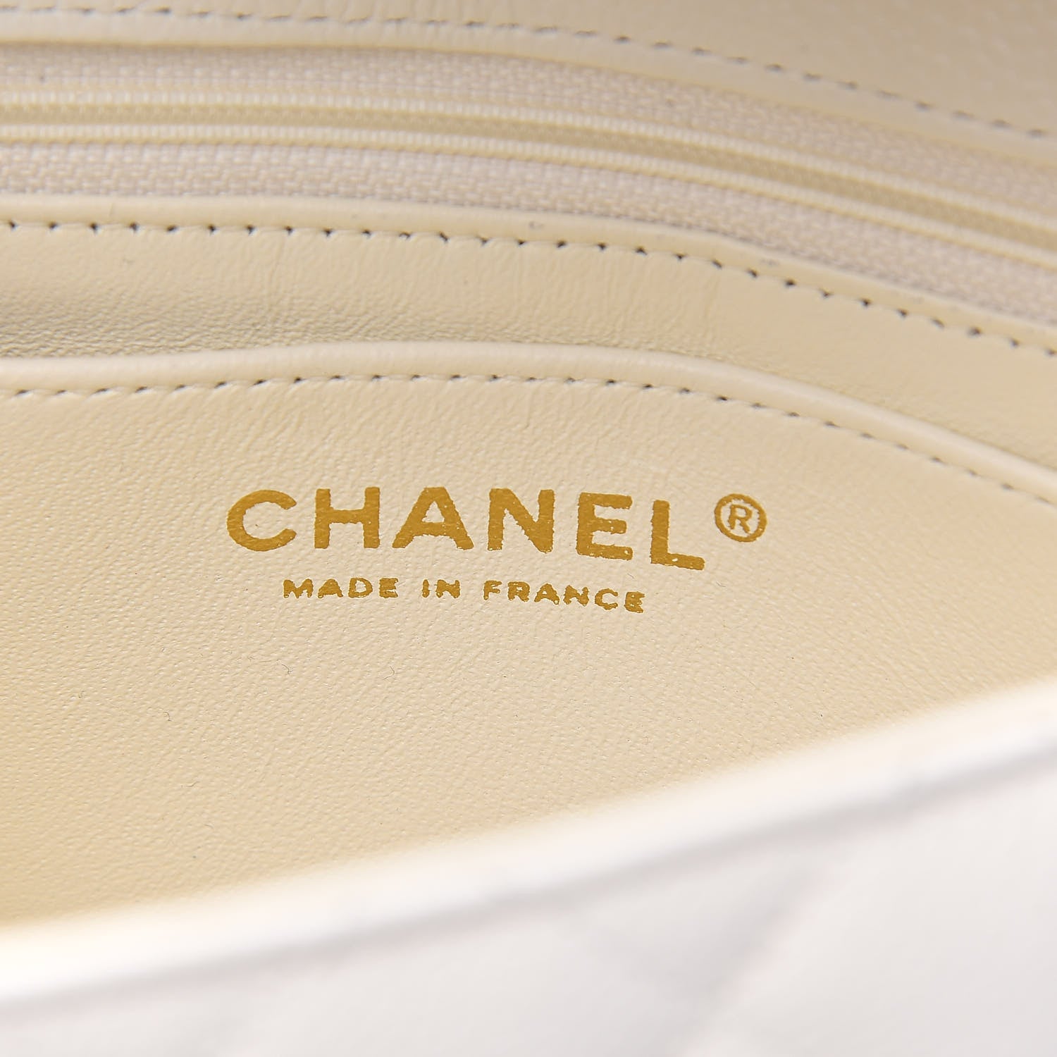 Chanel Caviar Quilted Mini Square Flap White 6 of 14