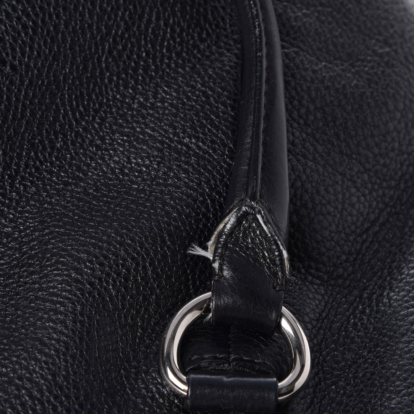 Vitello Daino Tote Nero Black