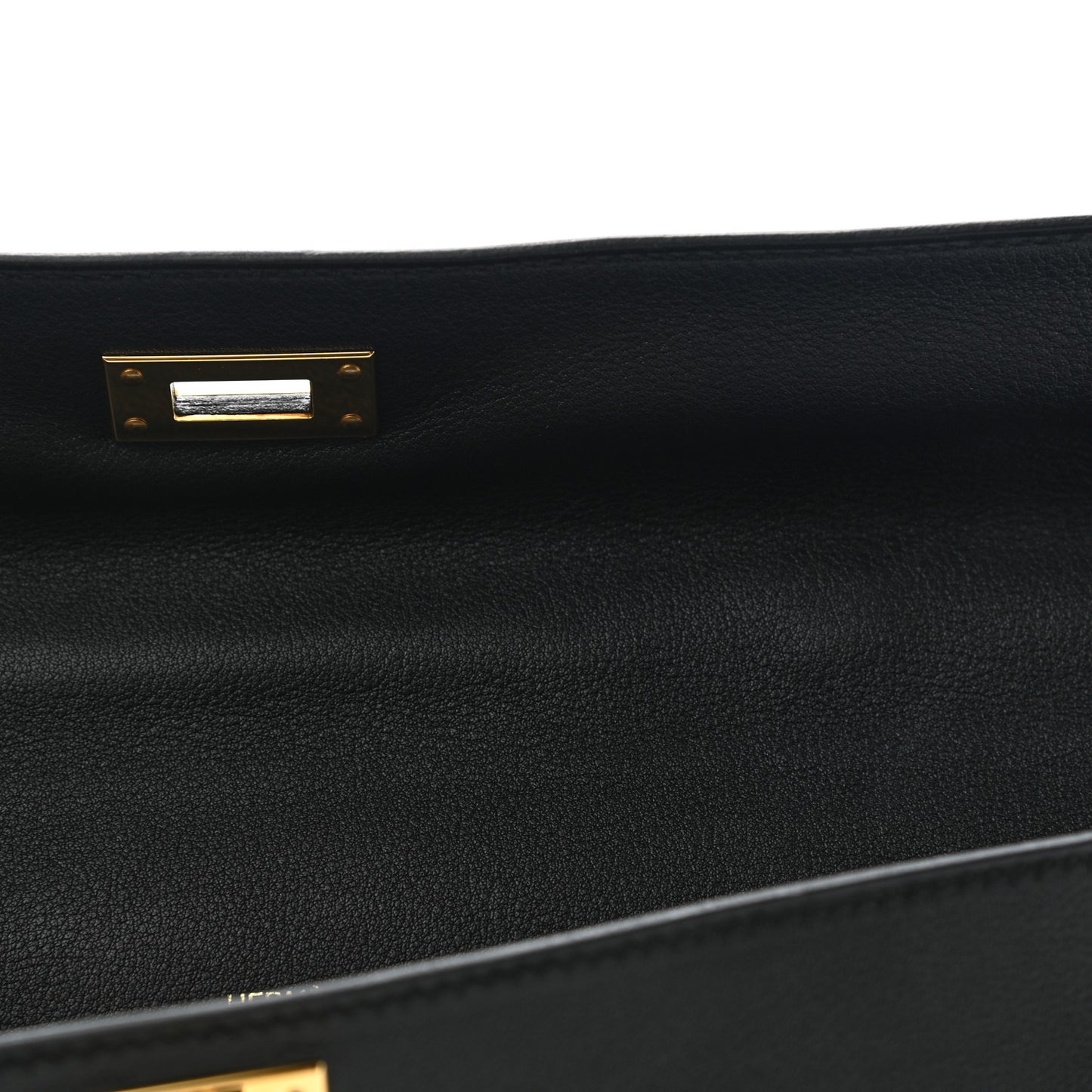 Swift Kelly Cut Clutch Pochette Black