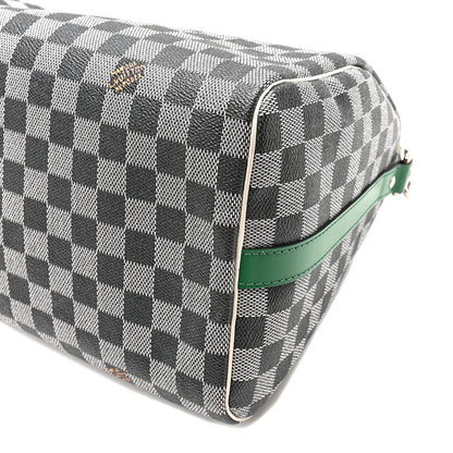 Louis Vuitton Damier Speedy Bandouliere 30 Black White 8 of 8