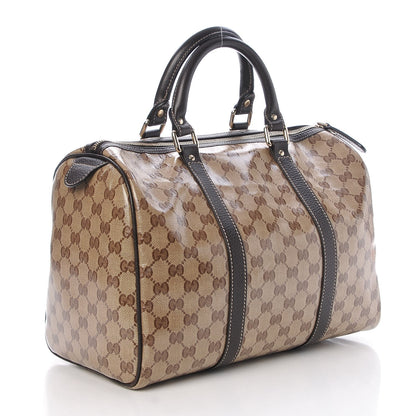 Gucci Crystal Monogram Medium Joy Boston Dark Brown 3 of 8