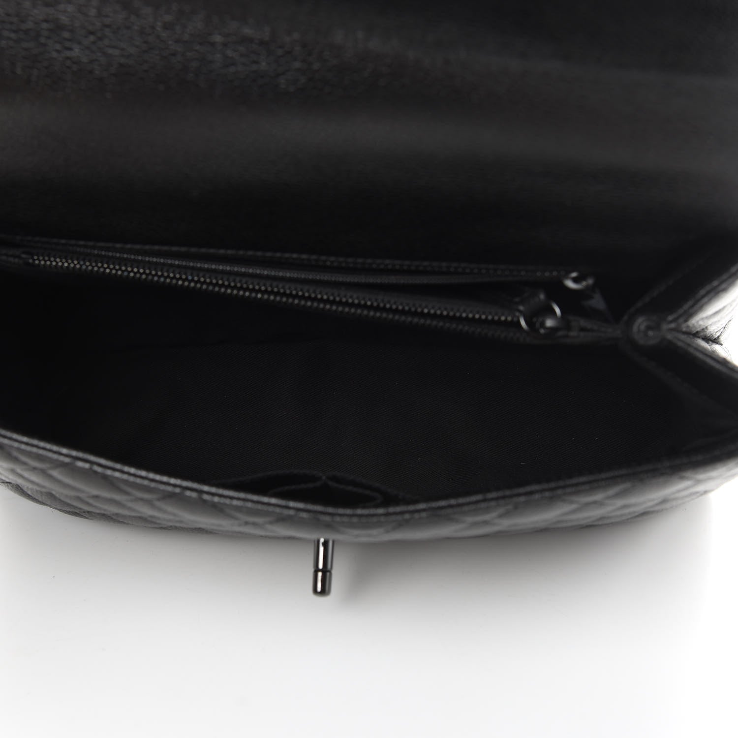 Chanel Caviar Quilted Medium Coco Handle Flap So Black 5 of 13