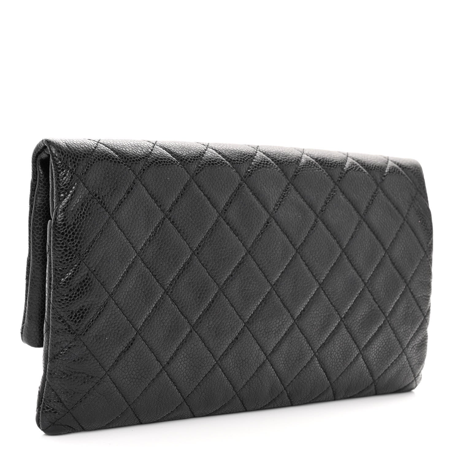 Chanel Caviar Quilted CC Beauty Clutch Black 2 of 11