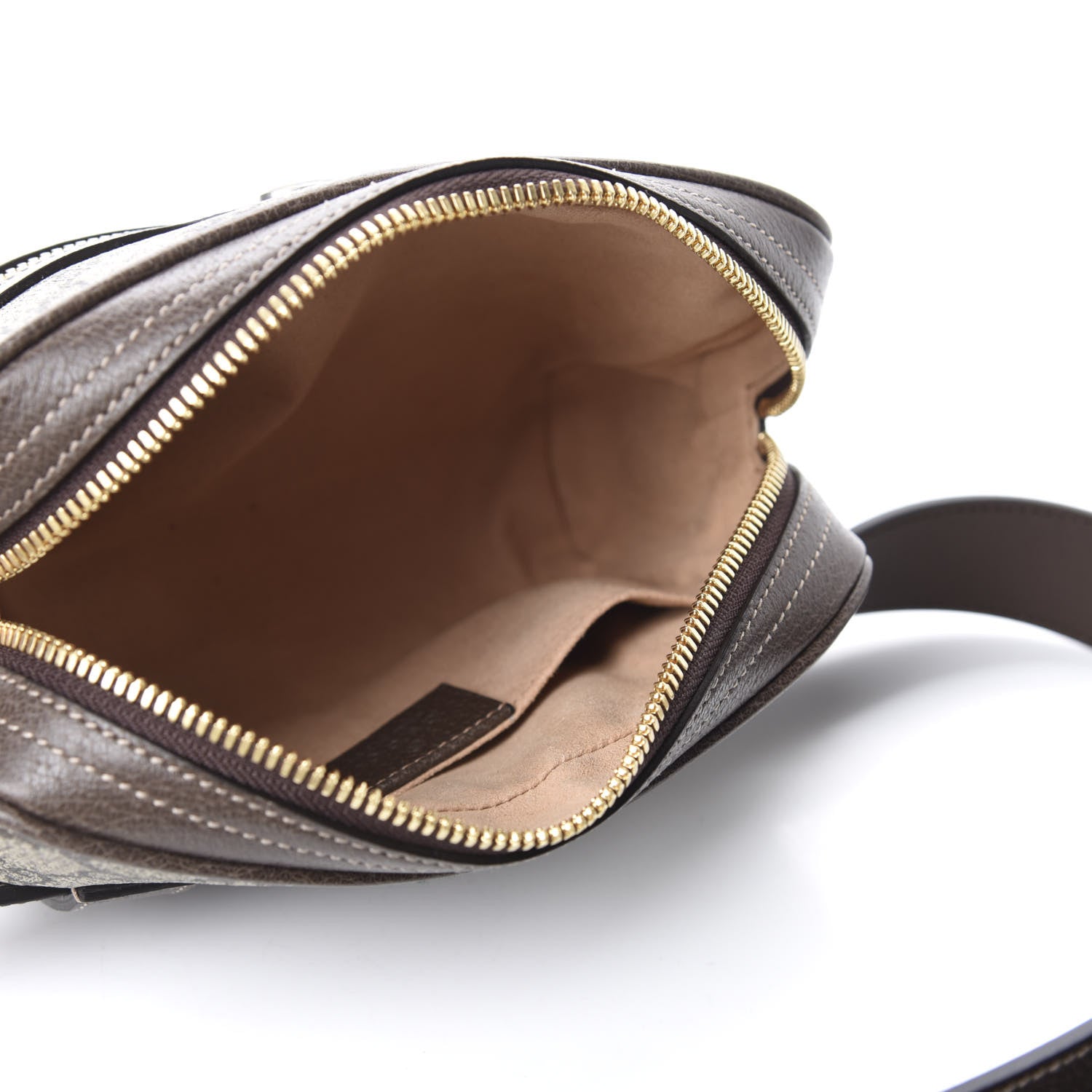 Gucci GG Supreme Monogram Web Small Ophidia Belt Bag 95 38 Dark Brown 5 of 11