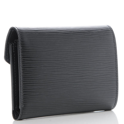 Louis Vuitton Epi Victorine Wallet Black 3 of 8