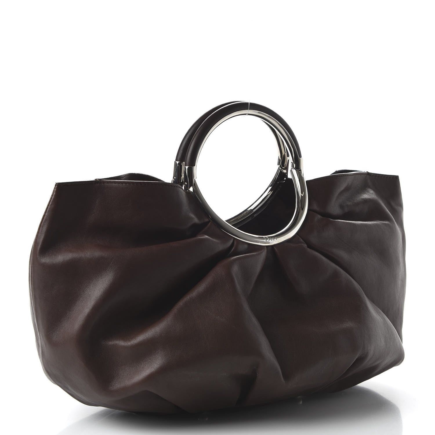 Christian Dior Smooth Calfskin Soft Babe Shopping Tote Brown 3 of 11