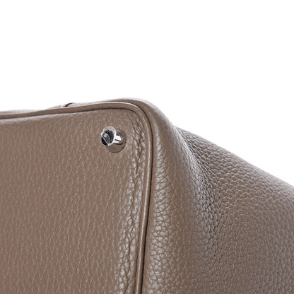 Hermes Taurillon Clemence Picotin Lock 18 PM Etoupe 11 of 12