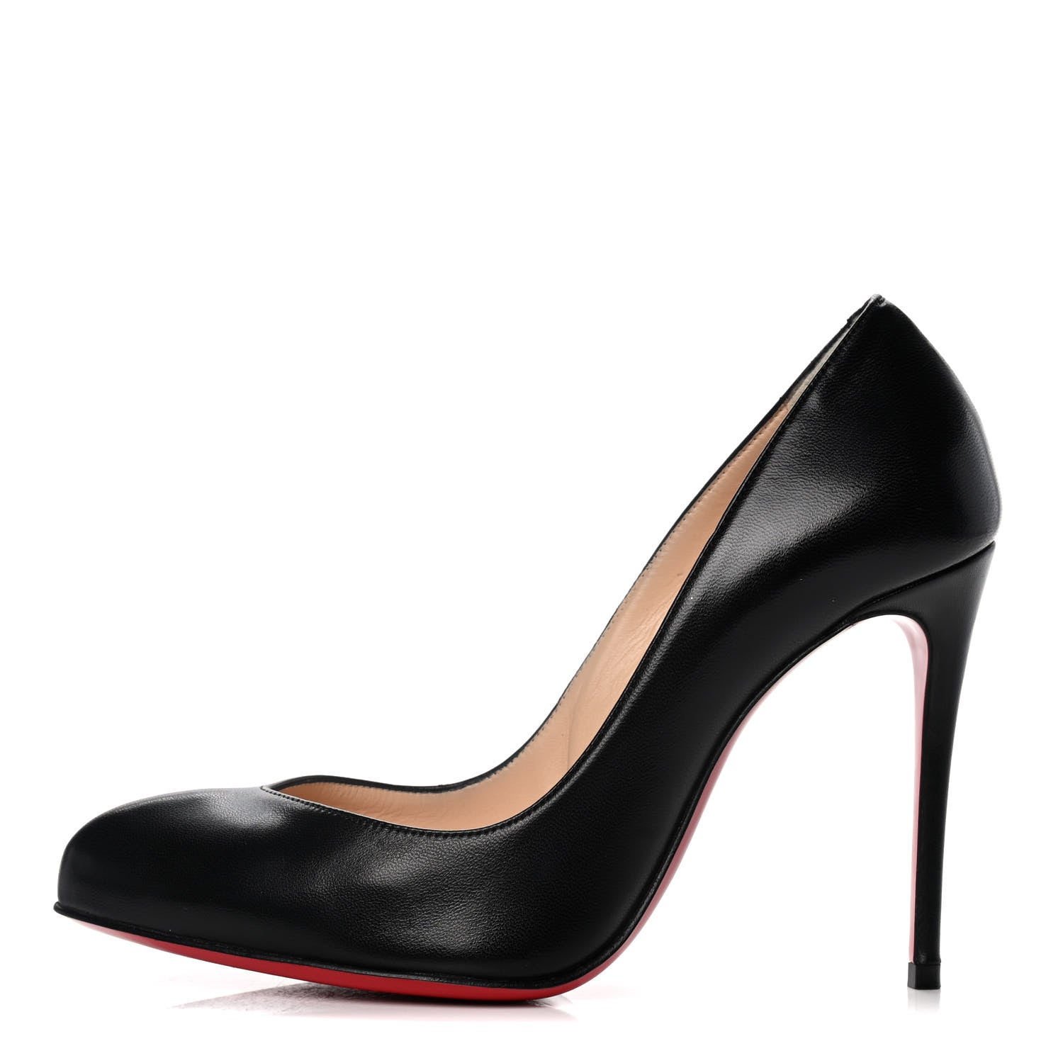 Christian Louboutin Shiny Nappa Breche 100 Pumps 35 Black 1 of 10