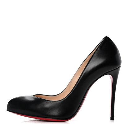 Christian Louboutin Shiny Nappa Breche 100 Pumps 35 Black 1 of 10
