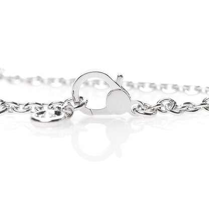 Hermes 18K White Gold Diamond Finesse Bracelet SH 4 of 8