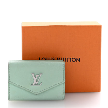 Louis Vuitton Calfskin Lockmini Wallet Menthe 8 of 8
