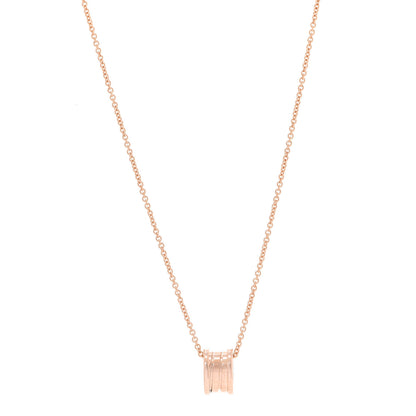 Bulgari 18K Rose Gold B.Zero1 Pendant Necklace 1 of 9
