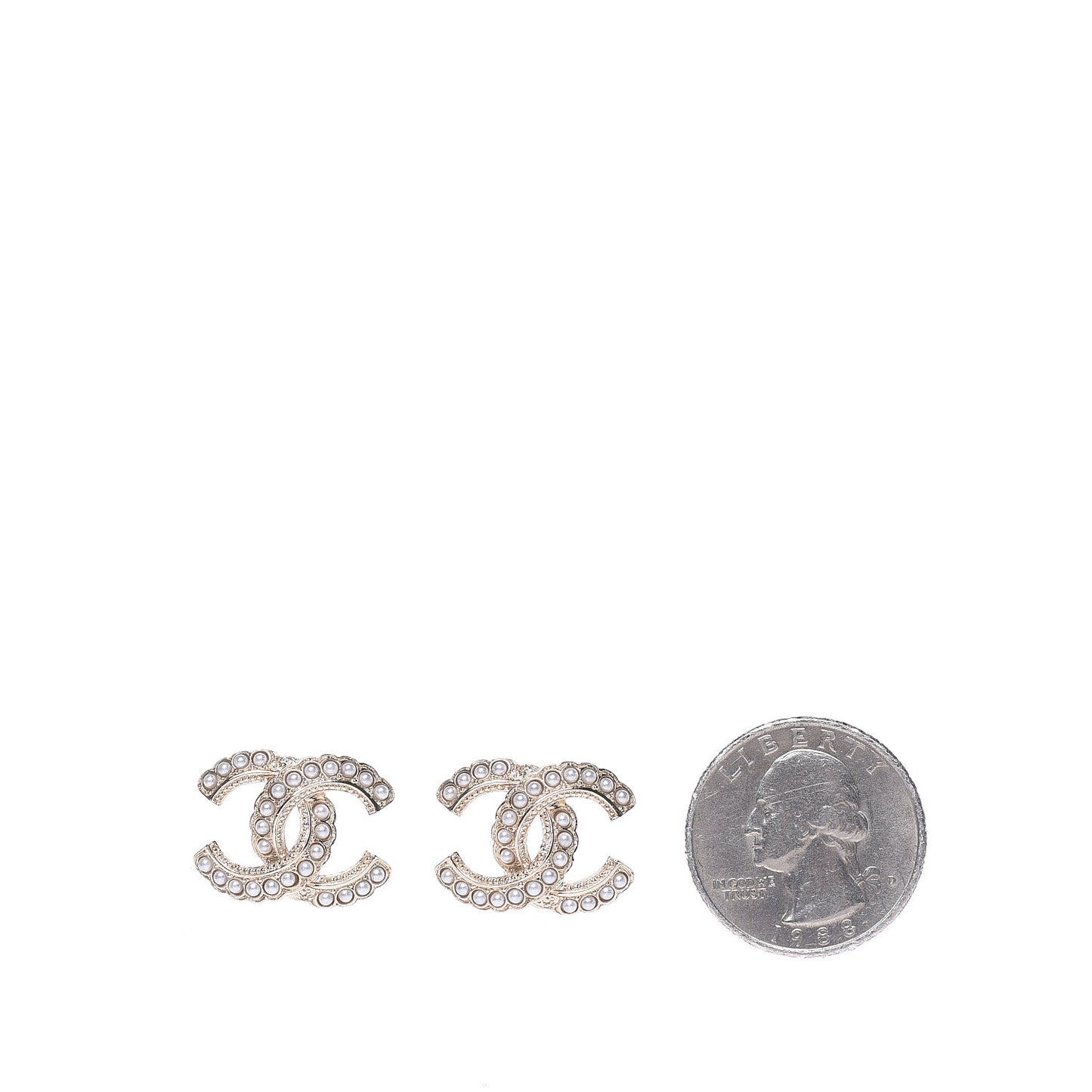 Pearl Queen of France CC Earrings Gold