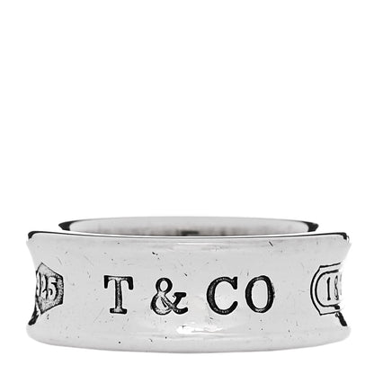 Tiffany Sterling Silver 1837 Band Ring 47 4.25 1 of 5