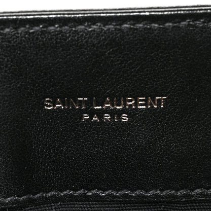 Saint Laurent Calfskin Y Quilted Monogram Medium Loulou Chain Satchel Black 7 of 12
