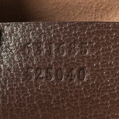 Gucci GG Supreme Monogram Textured Calfskin Web Medium Ophidia Shopping Tote Beige Ebony New Acero 7 of 10