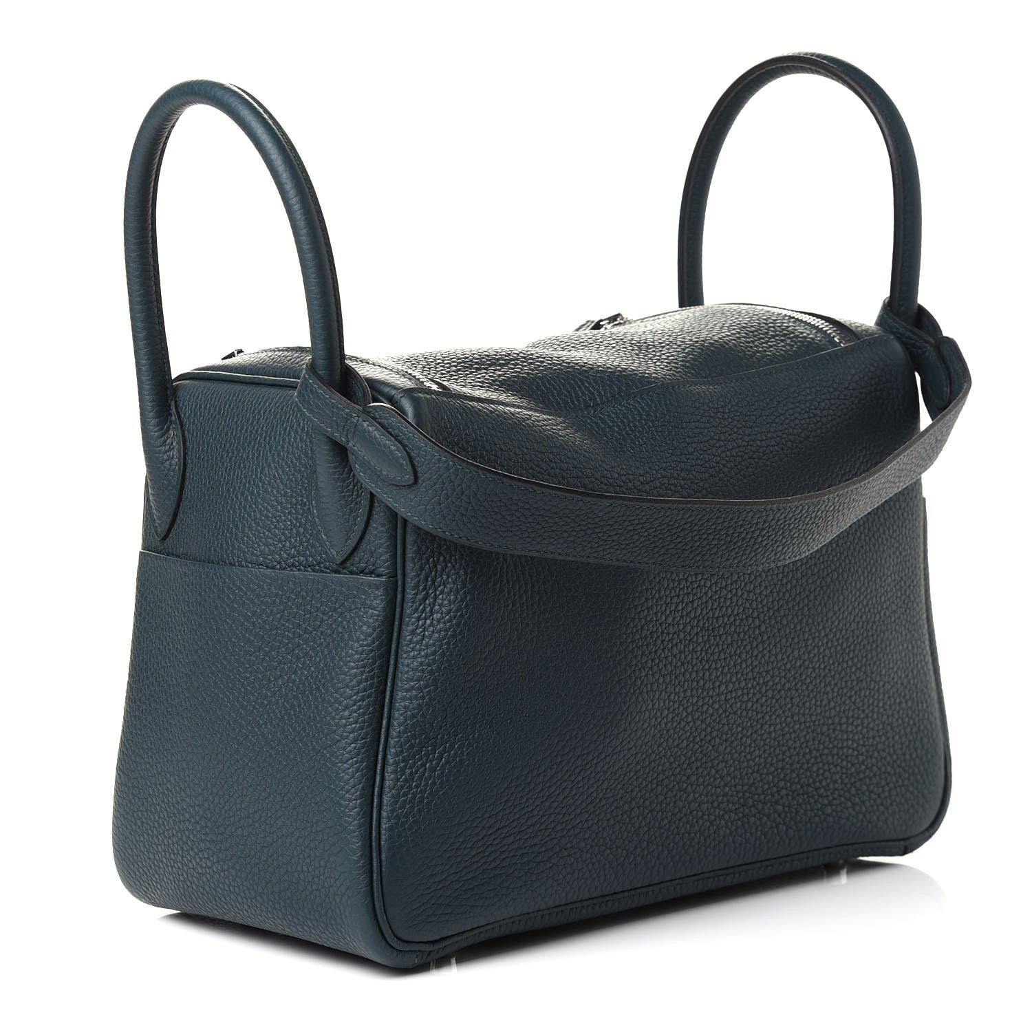 Hermes Taurillon Clemence Lindy 30 Vert Cypress 3 of 8