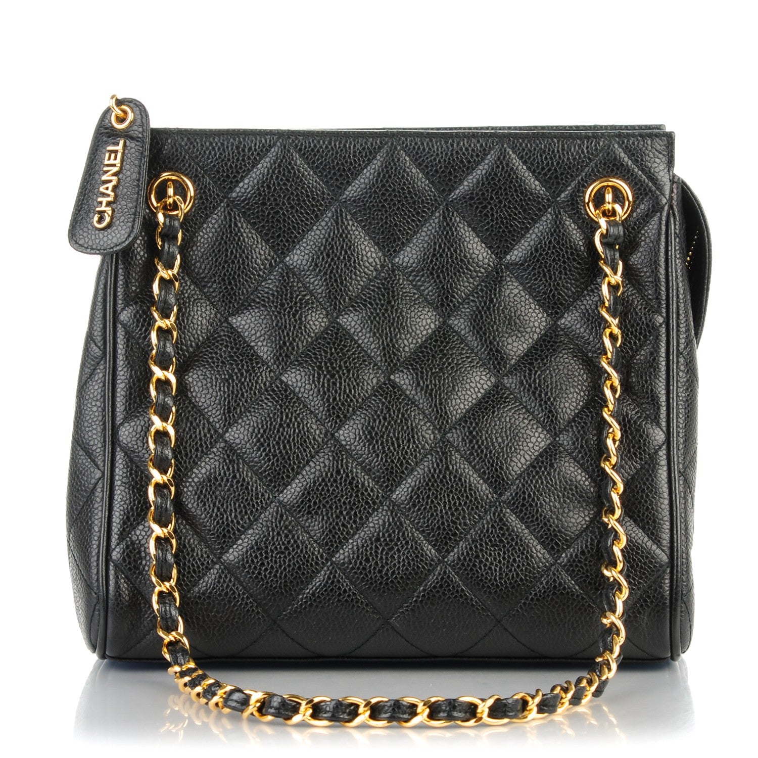 Chanel Caviar Quilted Shoulder Bag Black 1 of 8