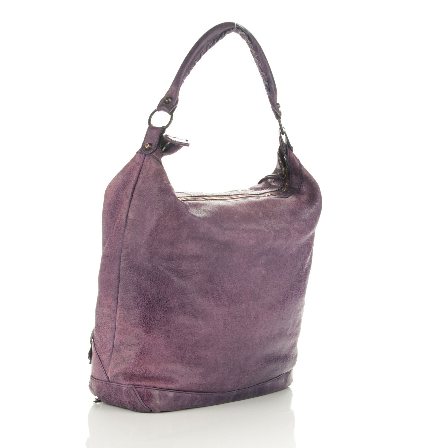 Balenciaga Agneau Classic Hardware Day Hobo Raisin 3 of 12