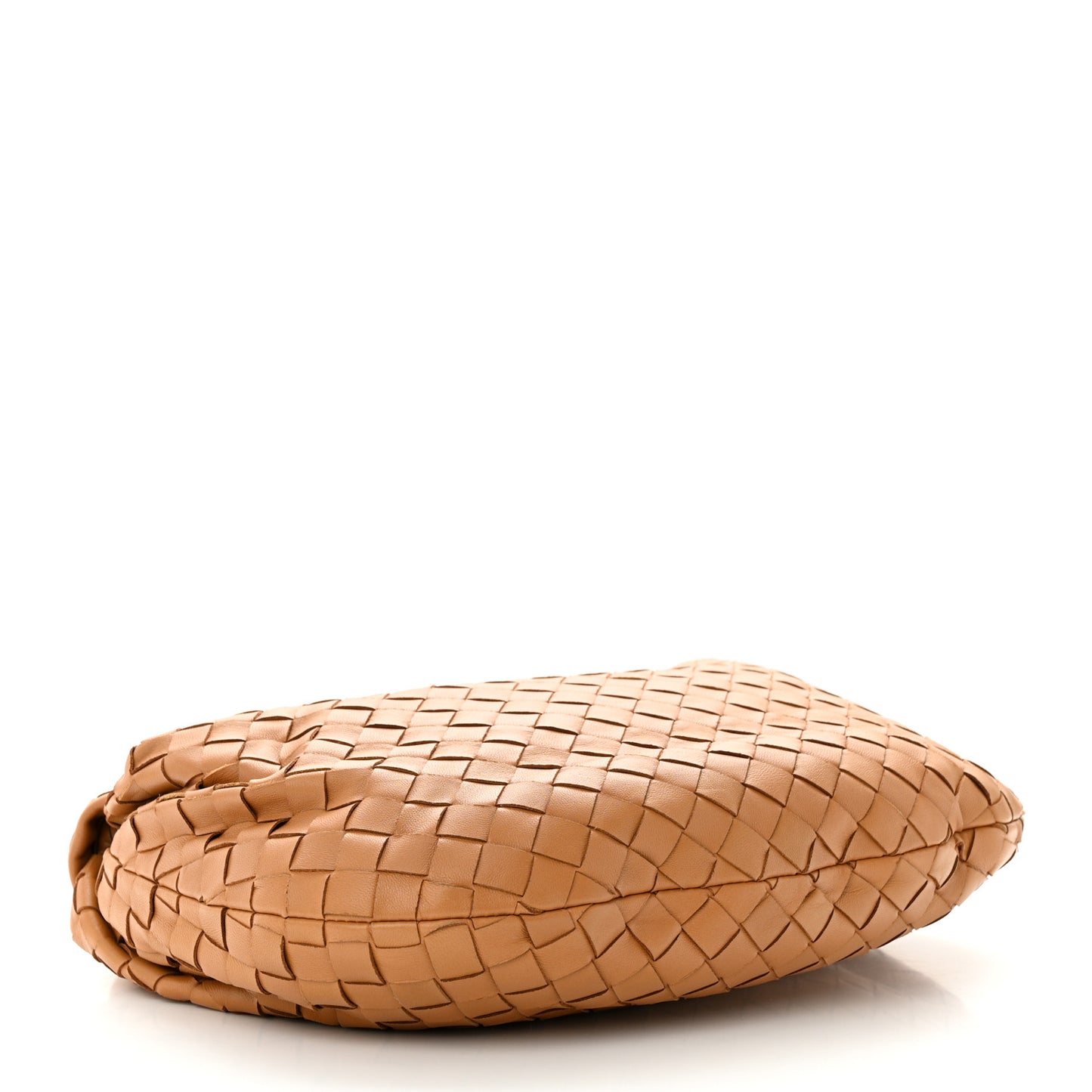 Nappa Intrecciato Teen Jodie Hobo Caramel
