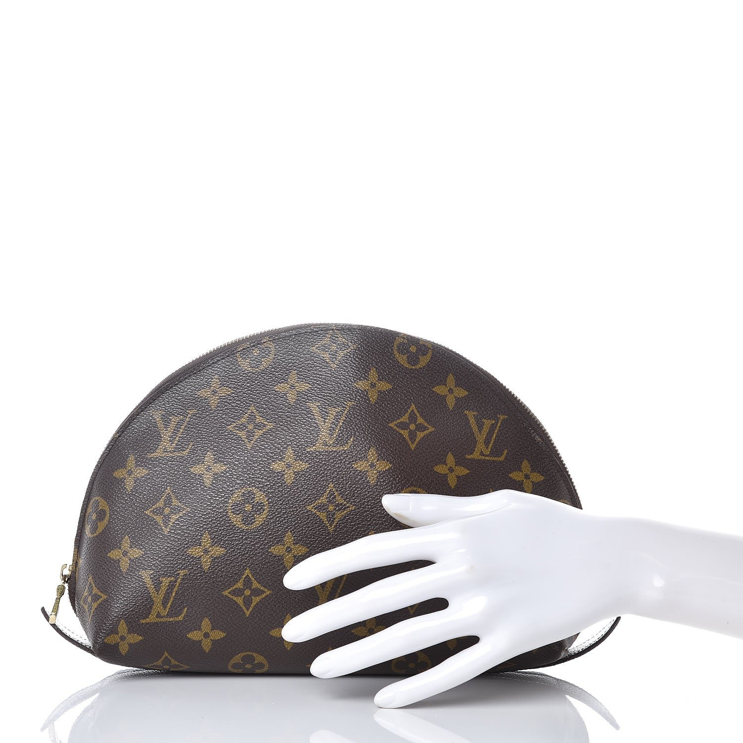 Louis Vuitton Monogram Trousse Demi Ronde 2 of 8
