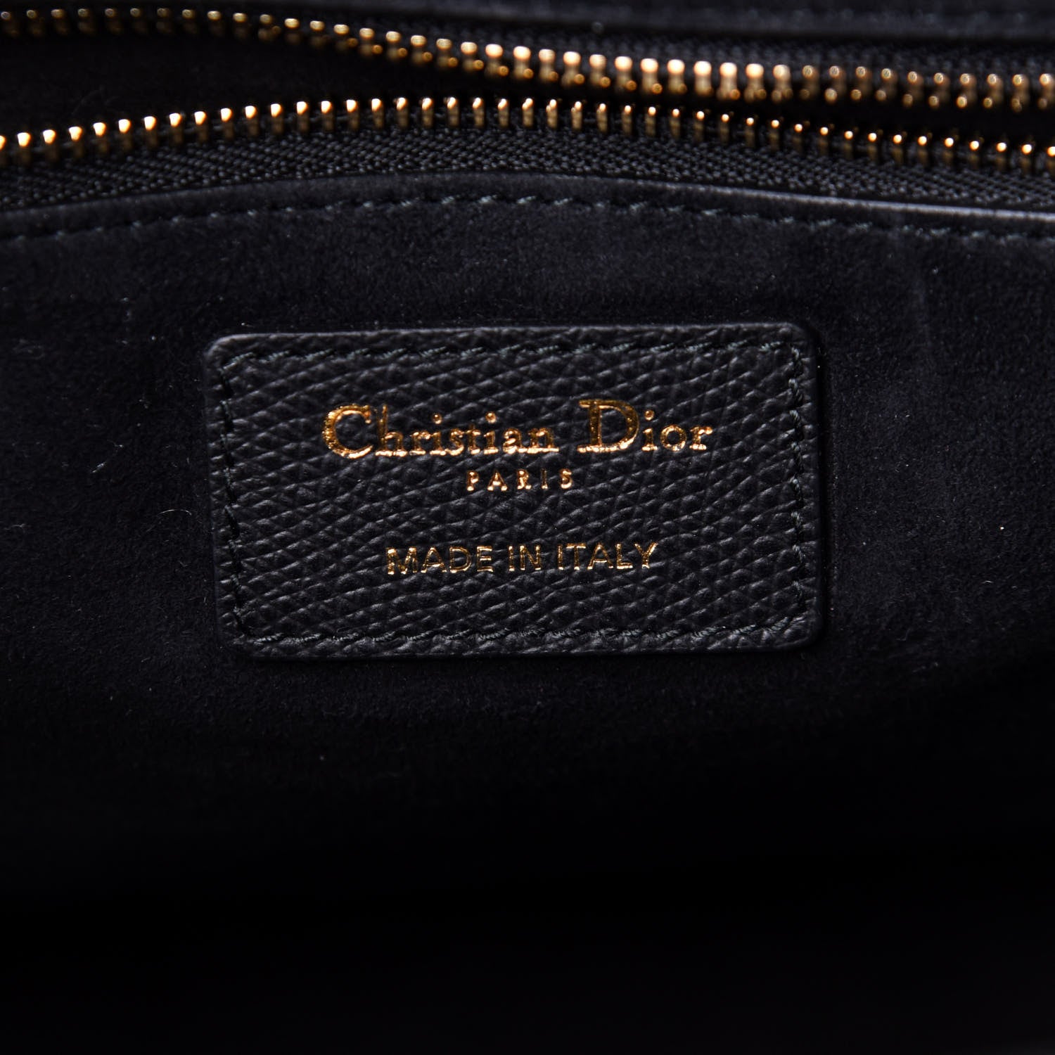 Christian Dior Grained Calfskin Large Lady Dior Black 6 of 11