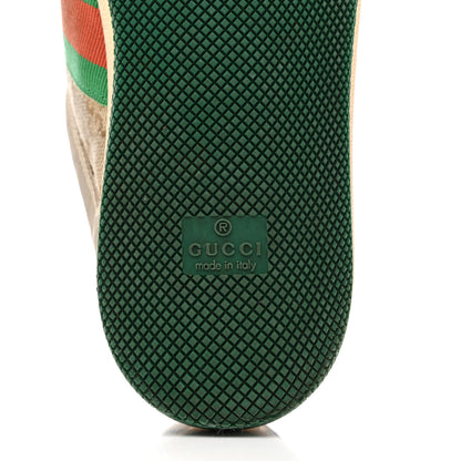 Gucci GG Monogram Nubuck Web Womens Screener Sneakers 39 New Sand Dusty Milk Vintage Green 38 New Sand Dusty Milk Vintage Green 15 of 39