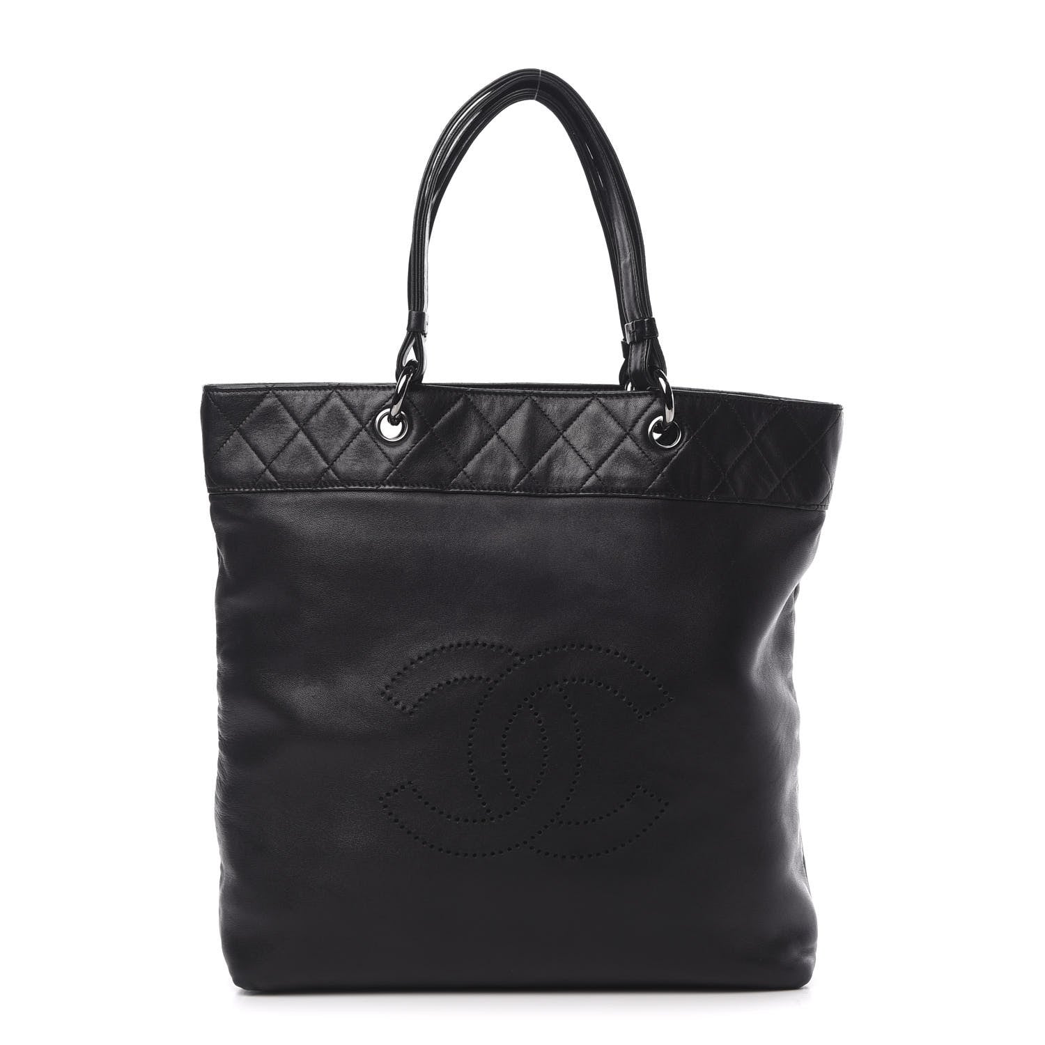 Chanel Lambskin CC Shoulder Bag Black 1 of 11
