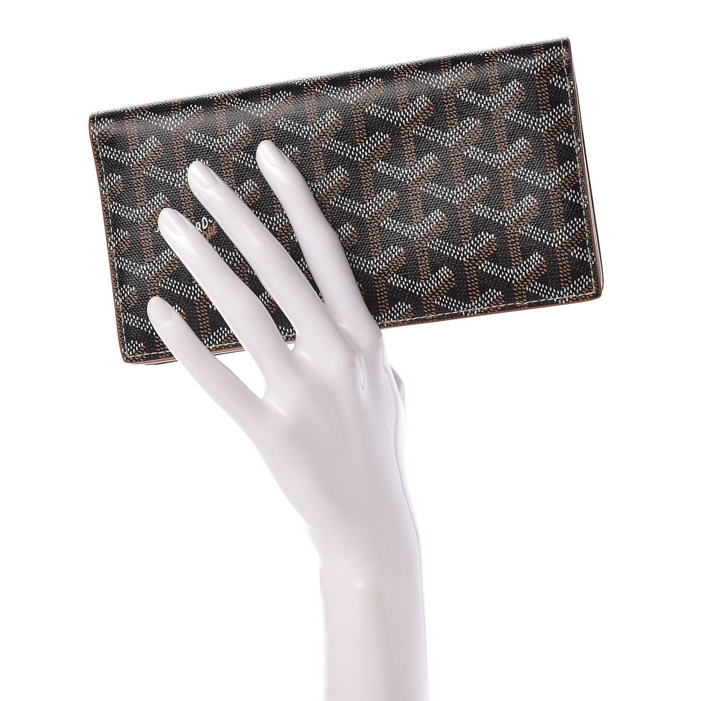 Goyardine Richelieu Wallet Black Gold