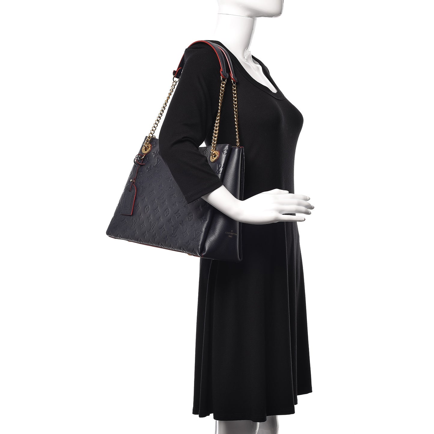 Empreinte Surene MM Marine Rouge