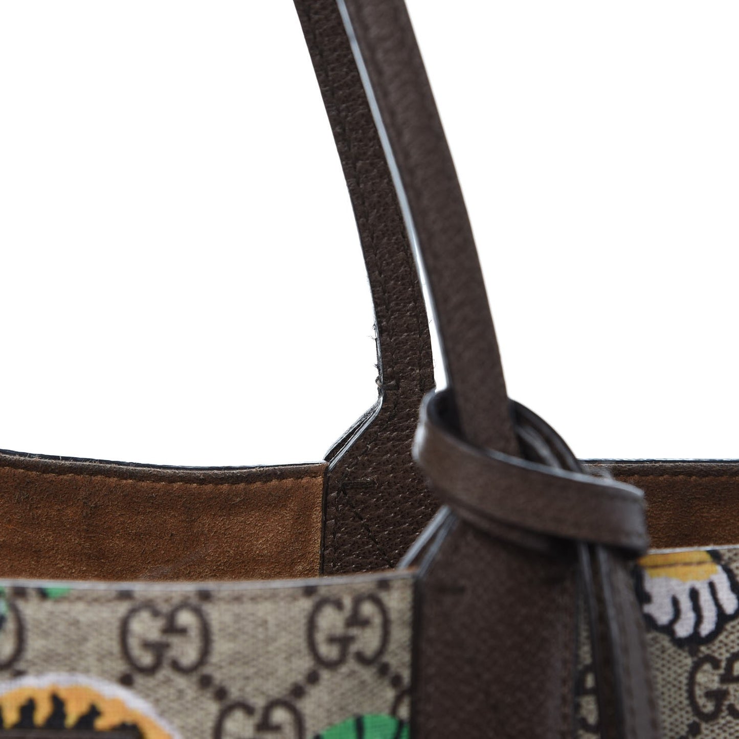 GG Supreme Monogram Bengal Medium Shopping Tote Beige Yard