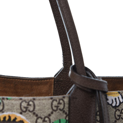 Gucci GG Supreme Monogram Bengal Medium Shopping Tote Beige Yard 10 of 23