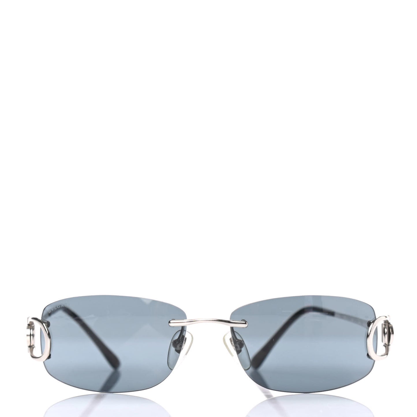 BVLGARI Rimless Sunglasses Black
