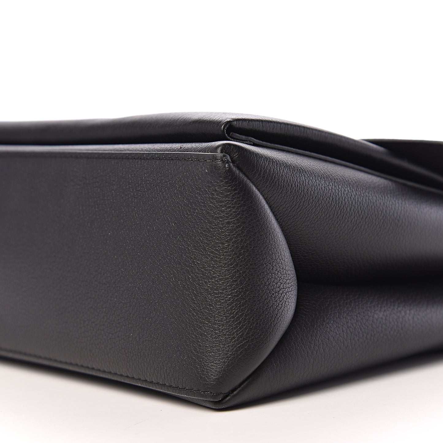 Soft Calfskin My Lockme Top Handle Black