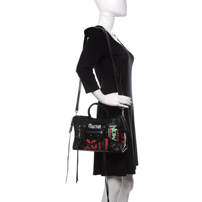 Balenciaga Agneau Arena Car Tag Classic Silver Hardware S City Black TBC 2 of 12