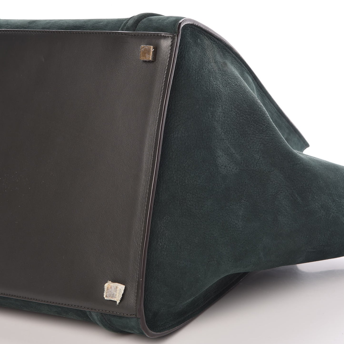 Nubuck Medium Phantom Luggage Bottle Green