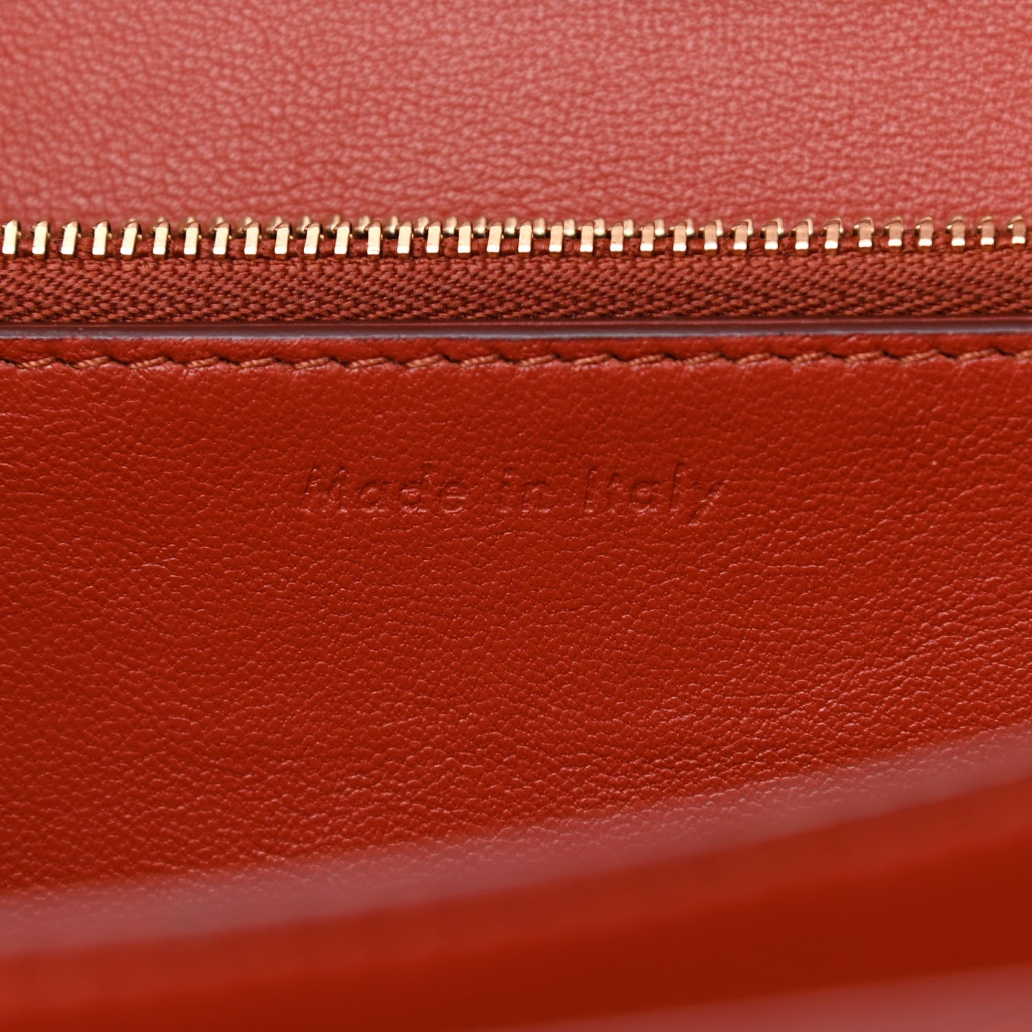 Celine Box Calfskin Medium Classic Box Flap Bag Dark Brick 7 of 11
