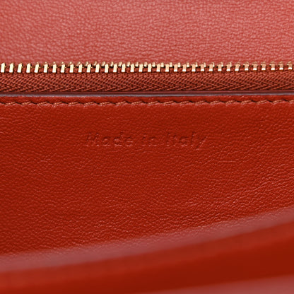 Celine Box Calfskin Medium Classic Box Flap Bag Dark Brick 7 of 11