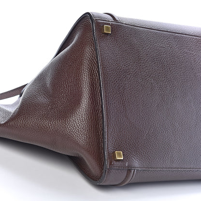 Celine Shiny Grained Calfskin Medium Phantom Luggage Brown 9 of 21