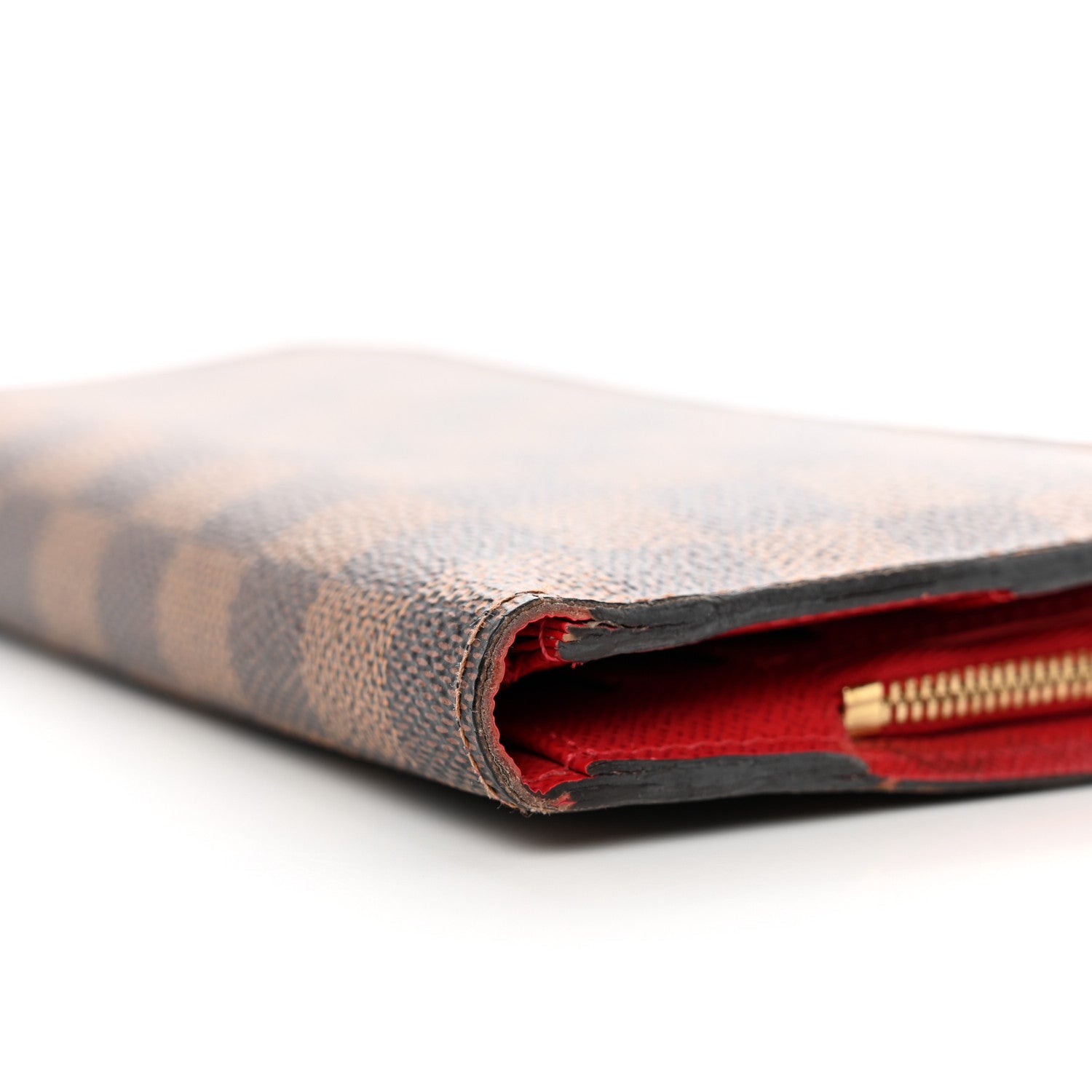 Louis Vuitton Damier Ebene Insolite Wallet Rouge 7 of 9