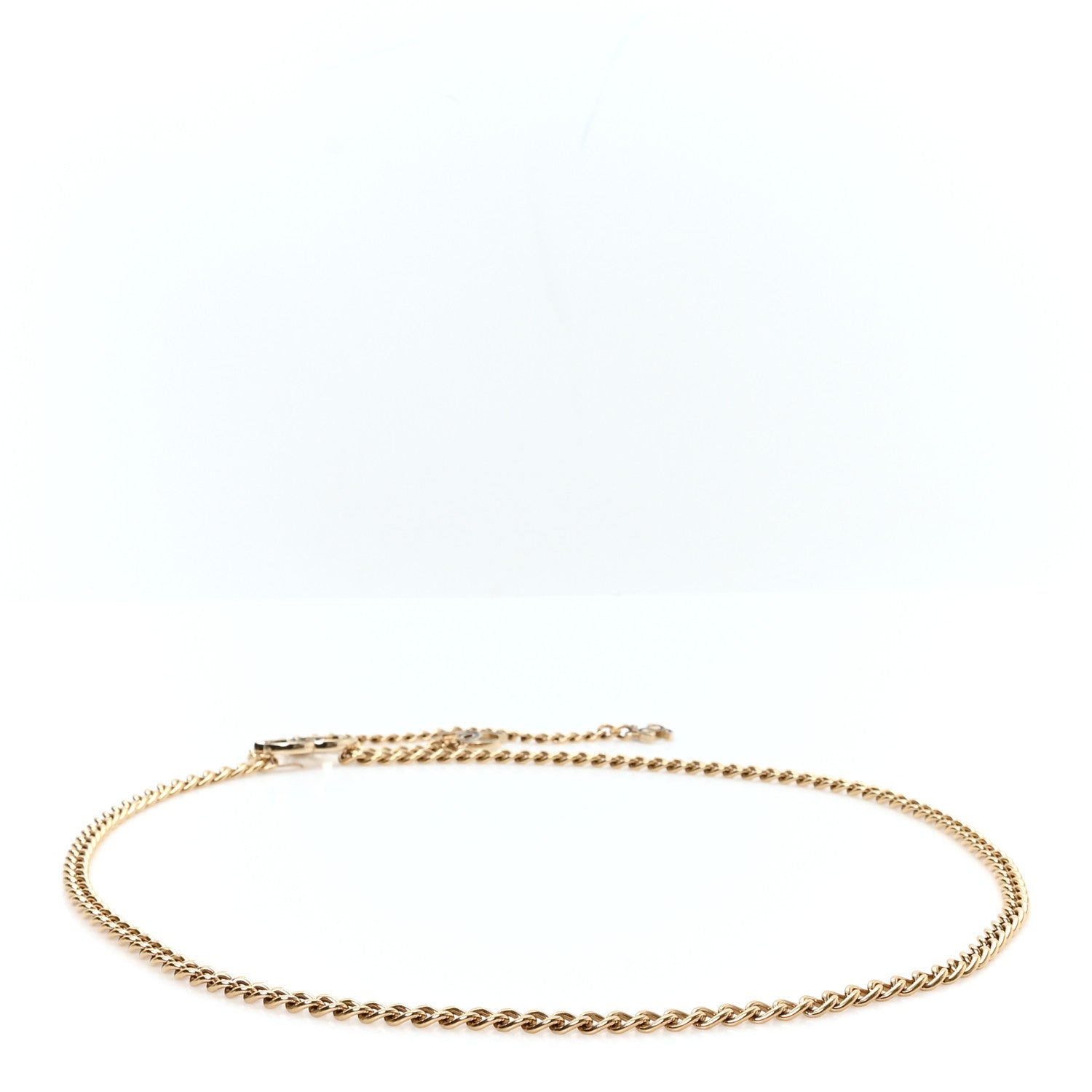 Chanel Enamel CC Chain Logo Belt Gold Black 2 of 4