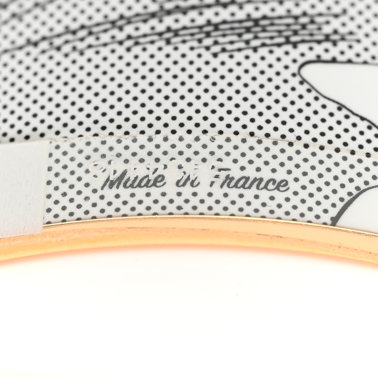 Hermes Enamel Printed Extra Wide Dessus Dessous Wow Bracelet 5 of 6