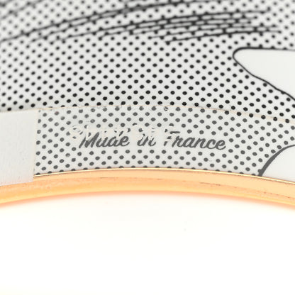 Hermes Enamel Printed Extra Wide Dessus Dessous Wow Bracelet 5 of 6