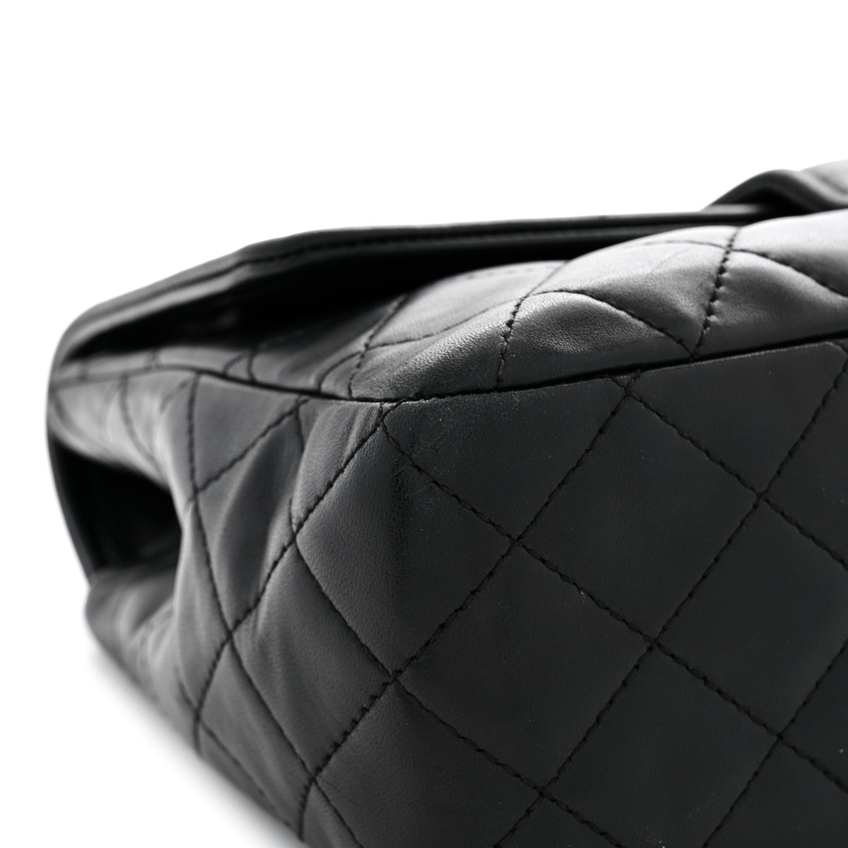 Lambskin Quilted Elementary Chic Flap Black