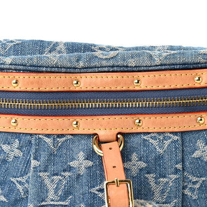 Louis Vuitton Monogram Denim High Rise Bumbag Blue 7 of 9