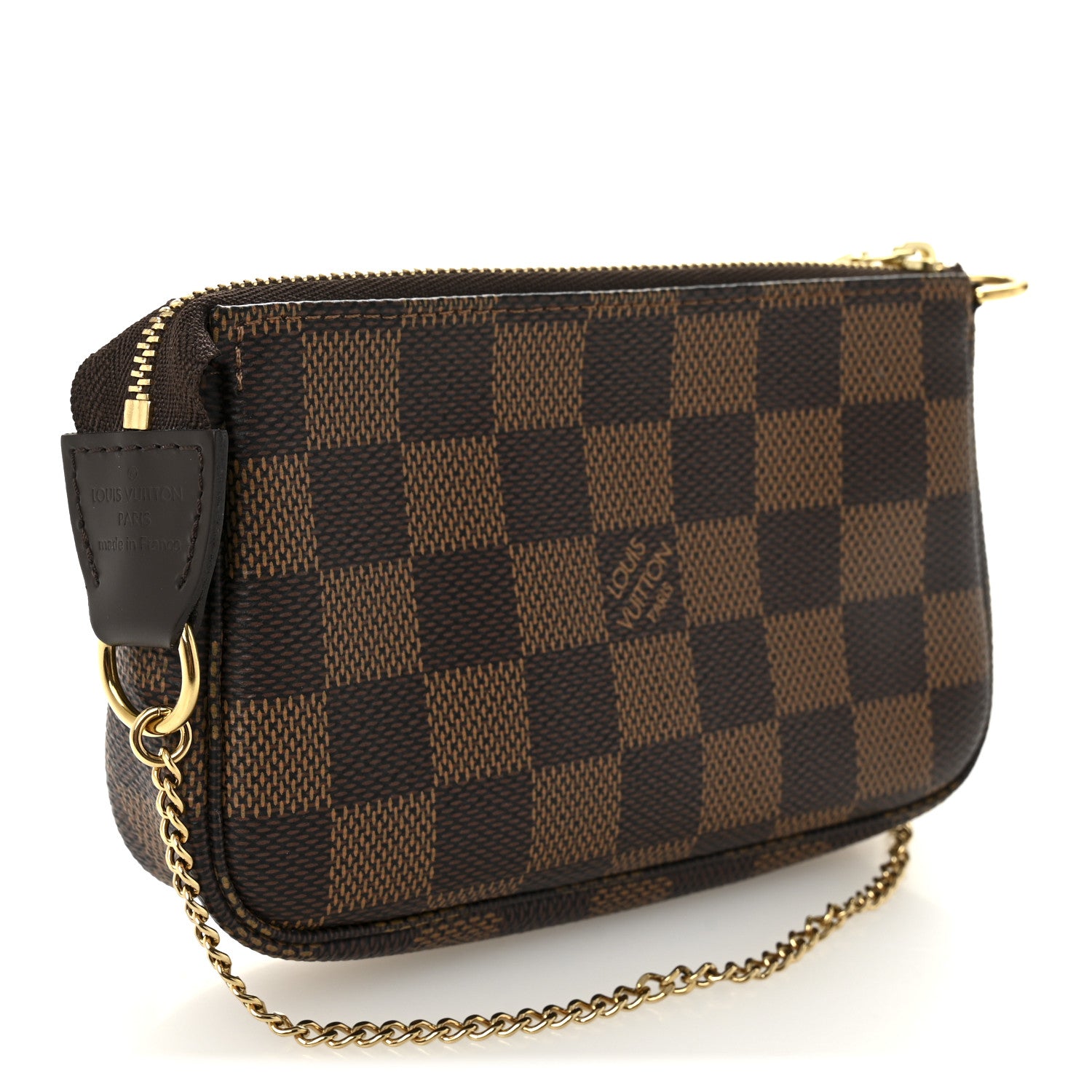 Louis Vuitton Damier Ebene Mini Pochette Accessories 2 of 8