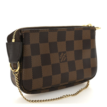 Louis Vuitton Damier Ebene Mini Pochette Accessories 2 of 8